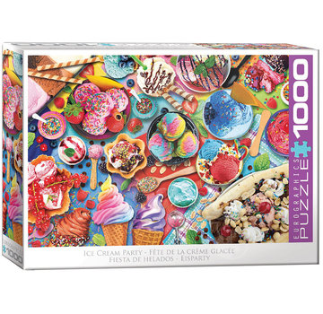 Eurographics Eurographics Food: Ice Cream Party - Sweet Collection Puzzle 1000pcs