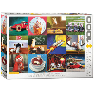 Eurographics Eurographics Artist Label Heffernan: Funny Mice Puzzle 1000pcs