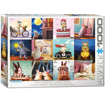 Eurographics Eurographics Heffernan: Funny Bunnies Puzzle 1000pcs
