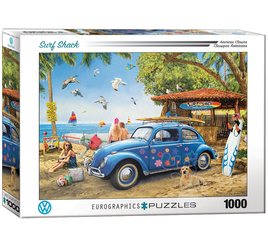 Eurographics VW Surf Shack Puzzle 1000pcs