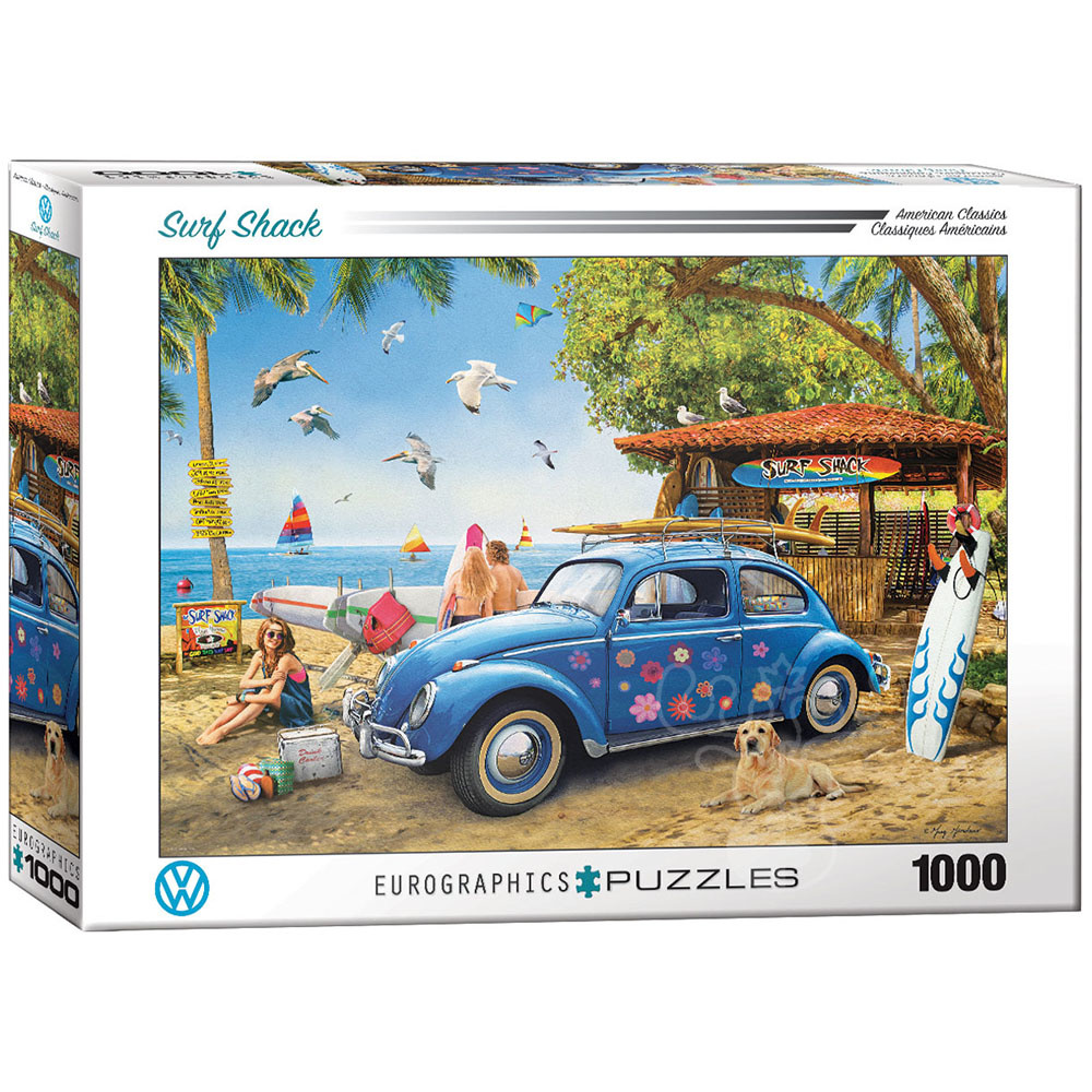 Eurographics VW Beetle Surf Shack Puzzle 1000pcs Puzzles Canada