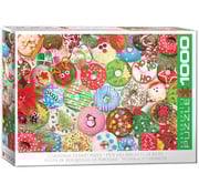 Eurographics Eurographics Food: Christmas Donut Party - Sweet Collection Puzzle 1000pcs