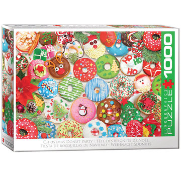Eurographics Eurographics Food: Christmas Donut Party - Sweet Collection Puzzle 1000pcs