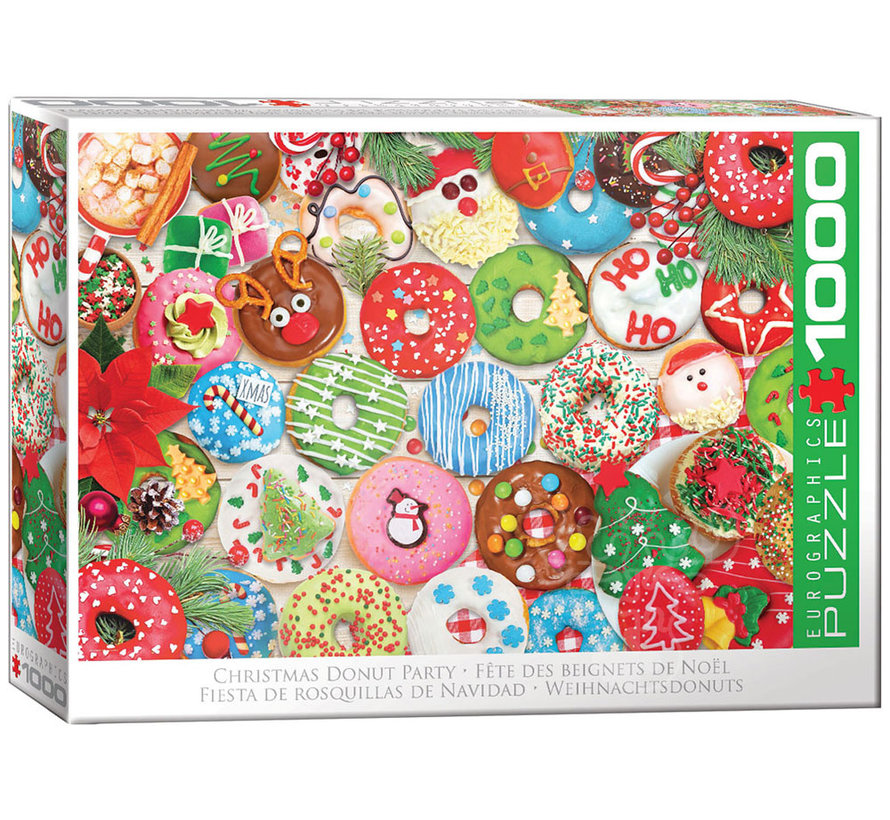 Eurographics Food: Christmas Donut Party - Sweet Collection Puzzle 1000pcs