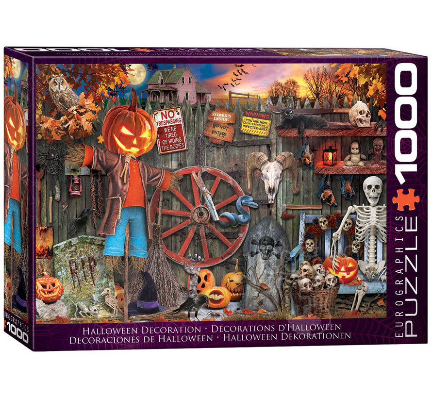 Eurographics Seasonal: Halloween Decorations Puzzle 1000pcs