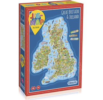 Gibsons Gibsons Great Britain & Ireland Puzzle 100pcs
