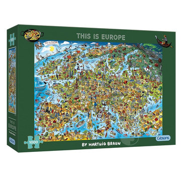Gibsons Gibsons This is Europe Puzzle 1000pcs