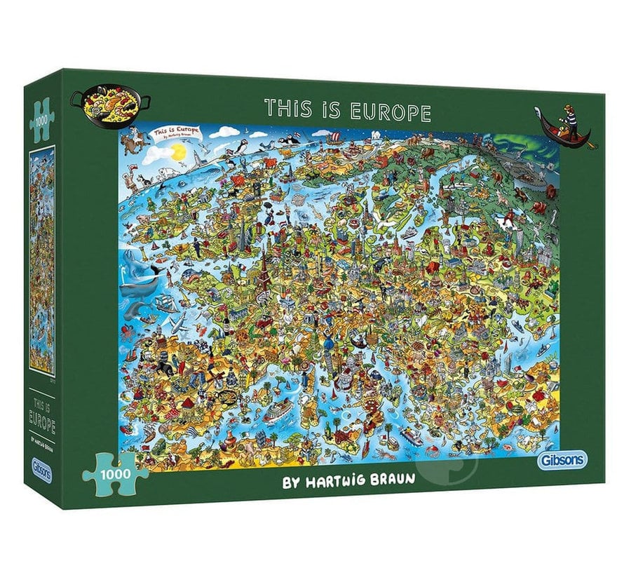 Gibsons This is Europe Puzzle 1000pcs