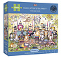 Gibsons Mad Catter's Tea Party Puzzle 250pcs XL
