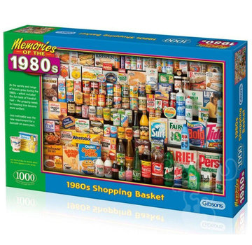 Gibsons Gibsons 1980s Shopping Basket Puzzle 1000pcs