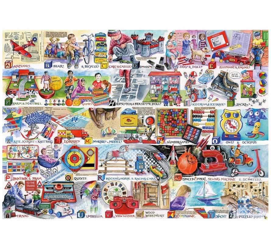 Gibsons Space Hoppers & Scooters Puzzle 1000pcs