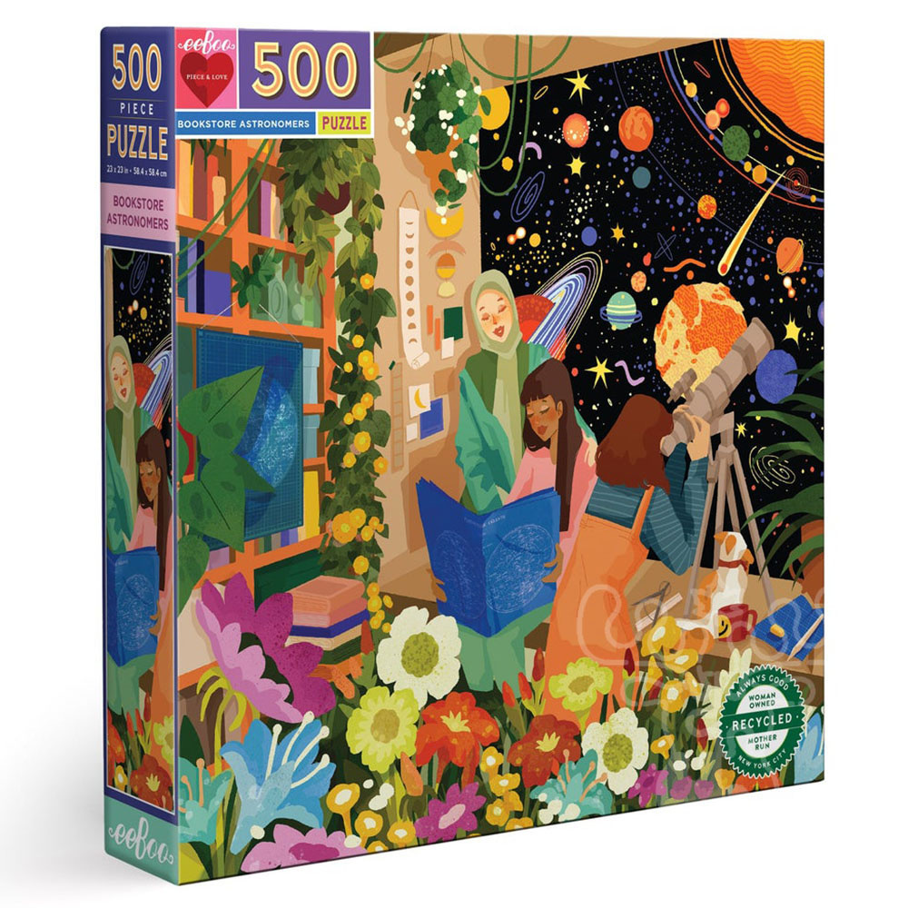 eeBoo Bookstore Astronomers Puzzle 500pcs Puzzles Canada