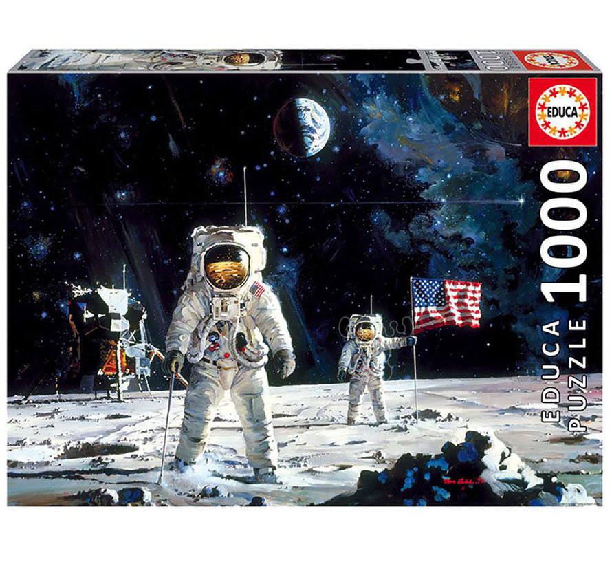 Educa First Men on the Moon Puzzle 1000pcs