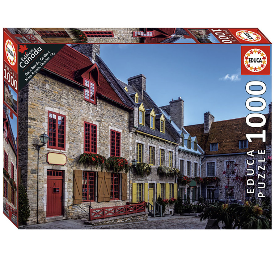Educa Place Royale, Quebec City Puzzle 1000pcs