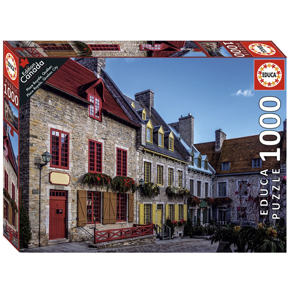 Educa Place Royale, Quebec City Puzzle 1000pcs Puzzles Canada