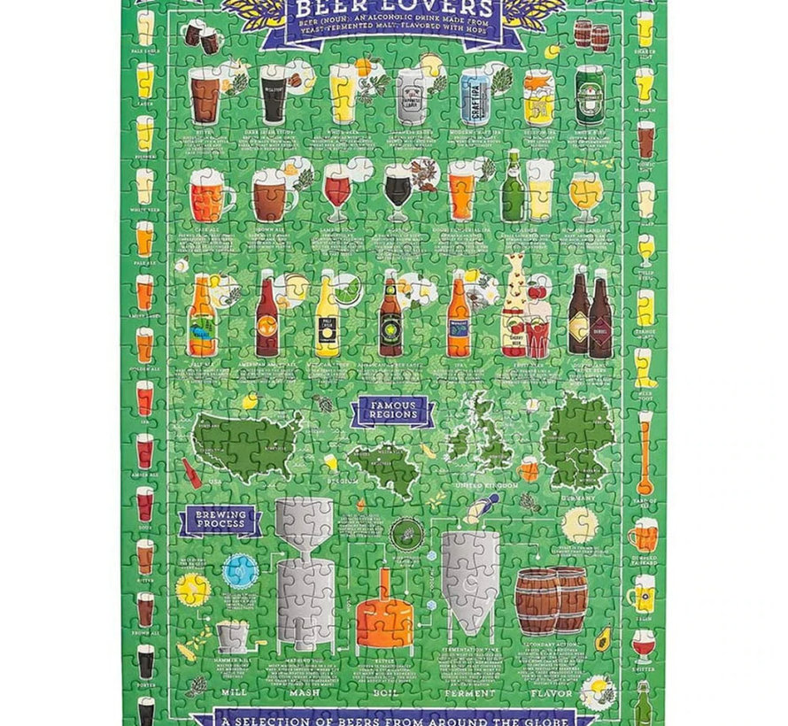 Ridley's Beer Lover's Puzzle 500pcs