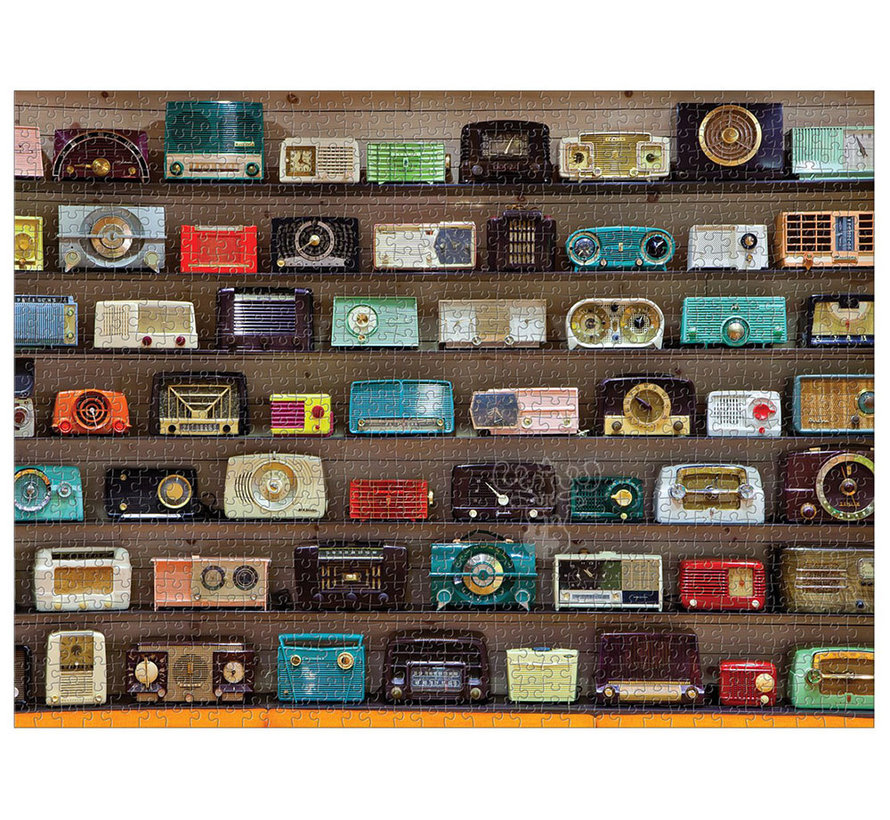Galison Chihuly Vintage Radios Puzzle 1000pcs