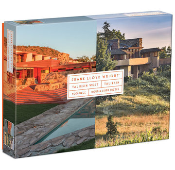 Galison Galison Frank Lloyd Wright Taliesin and Taliesin West Double Sided Puzzle 500pcs