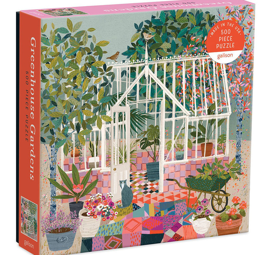 Galison Greenhouse Gardens Puzzle 500pcs