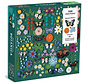 Galison Butterfly Botanica Puzzle with Shaped Pieces 500pcs