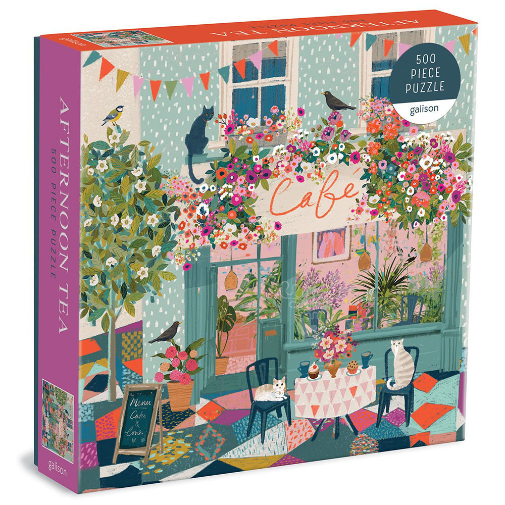 Galison Afternoon Tea Puzzle 500pcs Puzzles Canada