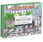 Galison Galison Michael Storrings Springtime at the Library Double Sided Puzzle 500pcs