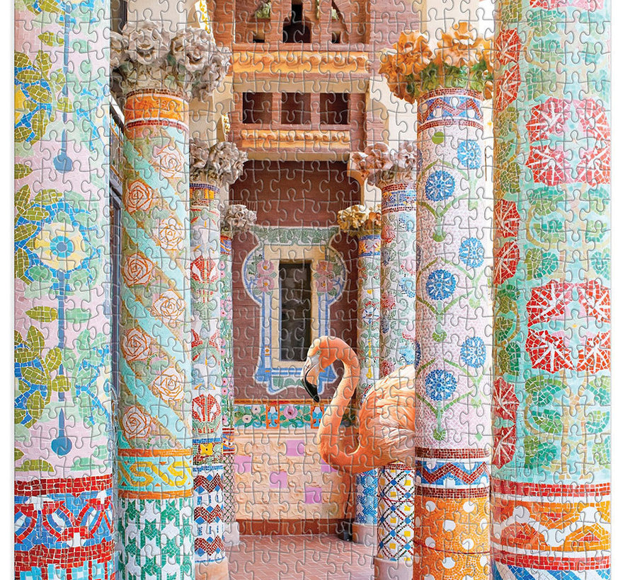 Galison Mosaic Hall Puzzle 500pcs