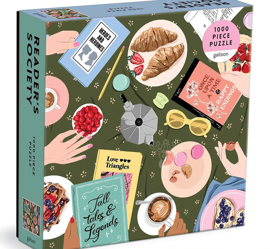 Galison Reader's Society Puzzle 1000pcs