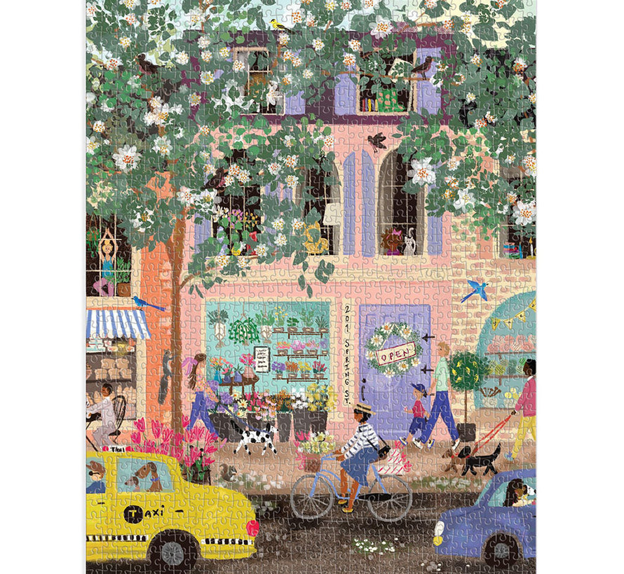 Galison Spring Street Puzzle 1000pcs Puzzles Canada