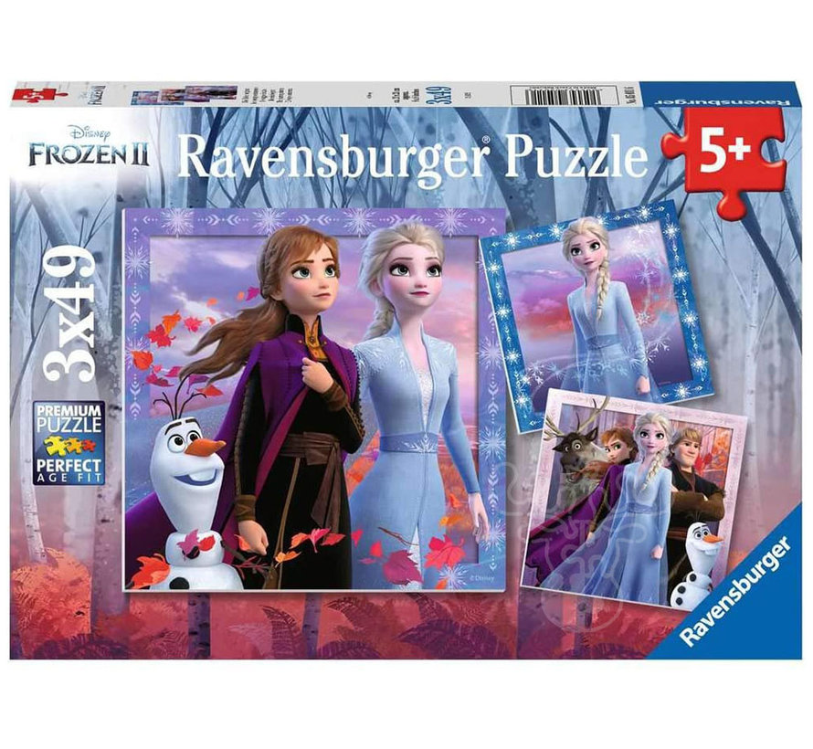 Ravensburger Disney Frozen II The Journey Starts Puzzle 3 x 49pcs