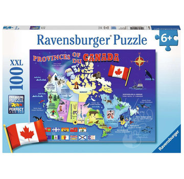 Ravensburger Ravensburger Map of Canada Puzzle 100pcs XXL