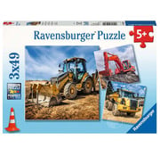 Ravensburger Ravensburger Digger at Work Puzzle 3 x 49pcs