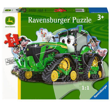 Ravensburger Ravensburger John Deere Tractor Shaped Floor Puzzle 24pcs