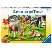Ravensburger Ravensburger Happy Horses Puzzle 60pcs