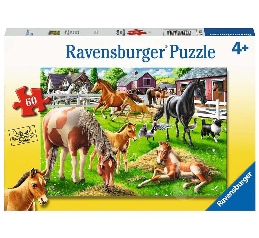 Ravensburger Happy Horses Puzzle 60pcs
