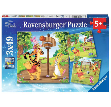 Ravensburger Ravensburger Disney Winnie the Pooh Sports Day Puzzle 3 x 49pcs