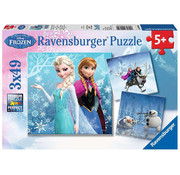 Ravensburger Ravensburger Disney Frozen: Winter Adventures Puzzle 3 x 49pcs