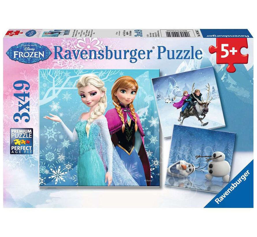 Ravensburger Disney Frozen: Winter Adventures Puzzle 3 x 49pcs