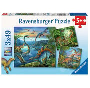 Ravensburger Ravensburger Dinosaur Fascination Puzzle 3 x 49pcs