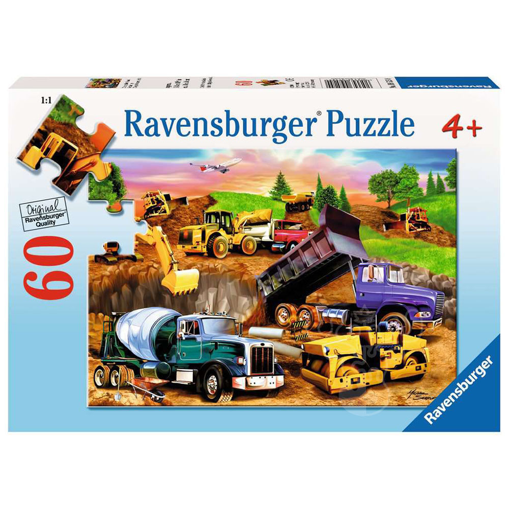 Construction Crowd 60pcs Puzzle Construction Crowd 60pcs Puzzle