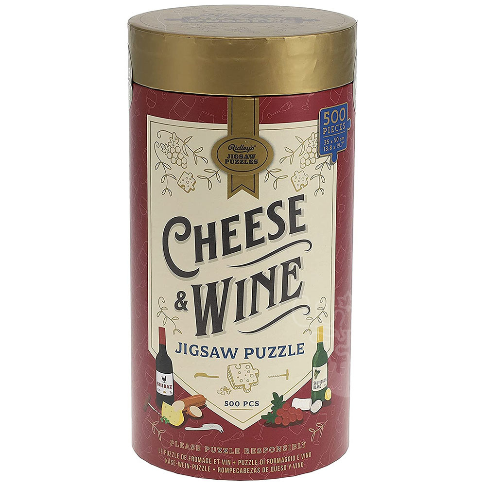 Ridley's Cheese & Wine Puzzle 500pcs Puzzles Canada