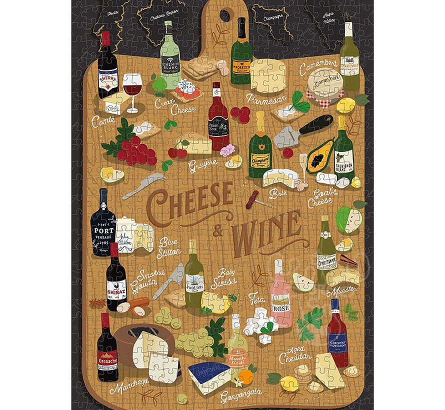 Ridley's Cheese & Wine Puzzle 500pcs