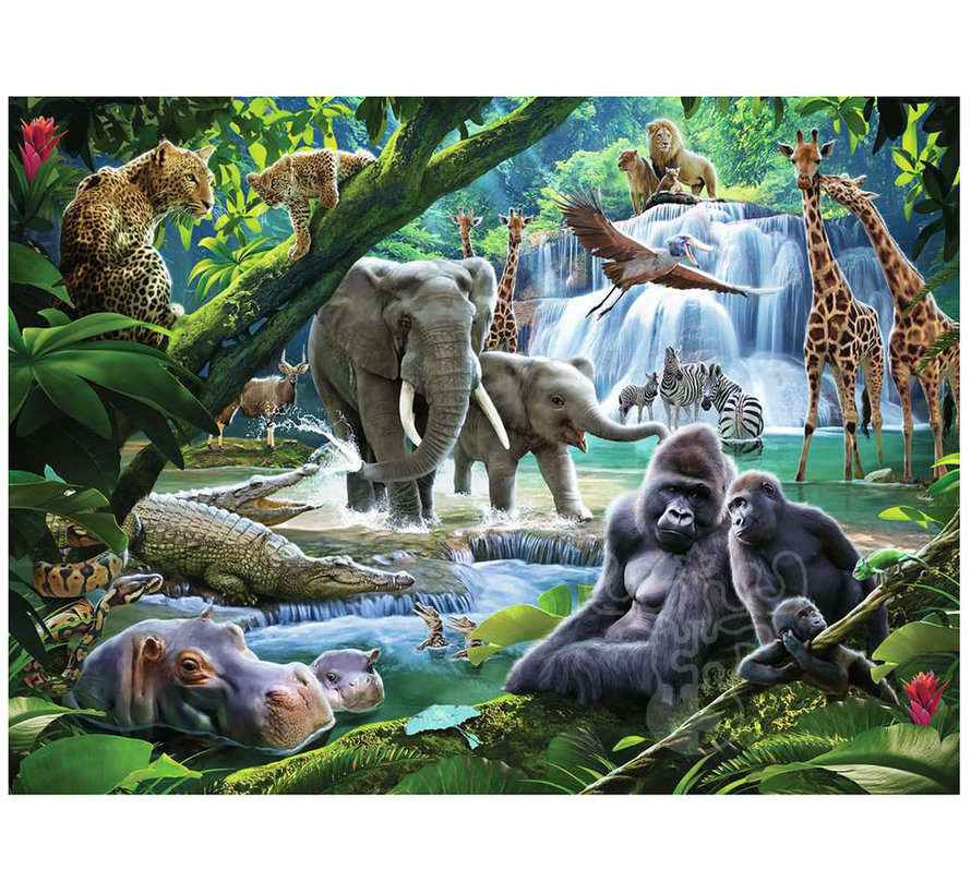 Ravensburger Jungle Animals Puzzle 100pcs XXL