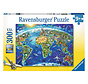 Ravensburger World Landmarks Map Puzzle 300pcs XXL