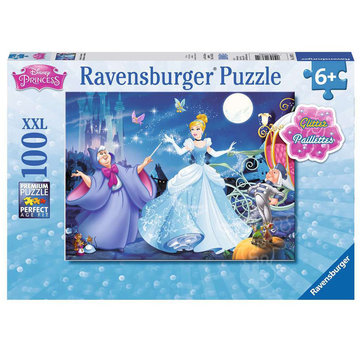 Ravensburger Ravensburger Disney Princess: Adorable Cinderella Glitter Puzzle 100pcs XXL