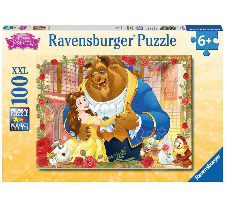 Ravensburger Disney Princess: Belle & Beast Puzzle 100pcs XXL