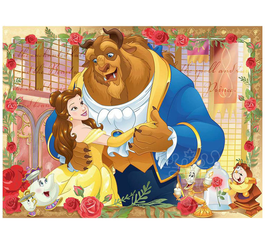 Ravensburger Disney Princess: Belle & Beast Puzzle 100pcs XXL