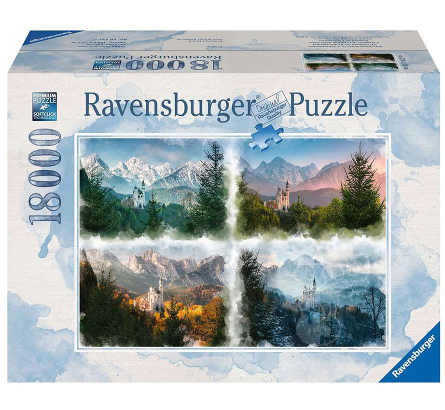 Ravensburger Castle Through the Seasons Puzzle 18000pcs
