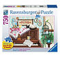 Ravensburger Piano Cat Large Format Puzzle 750pcs