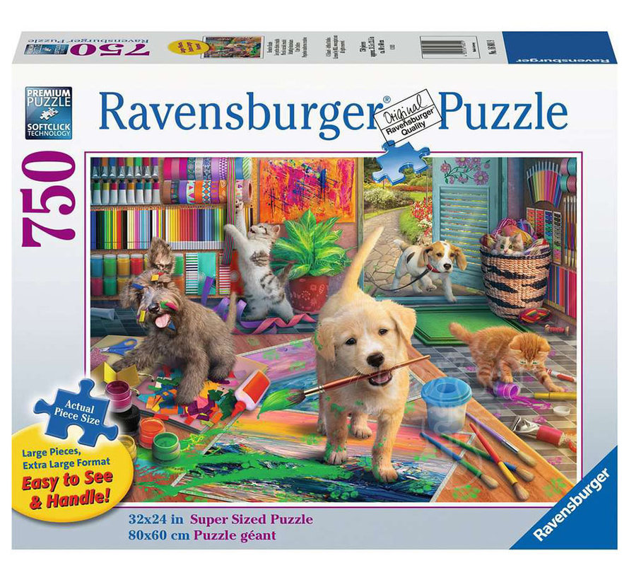 Ravensburger Cute Crafters Large Format Puzzle 750pcs